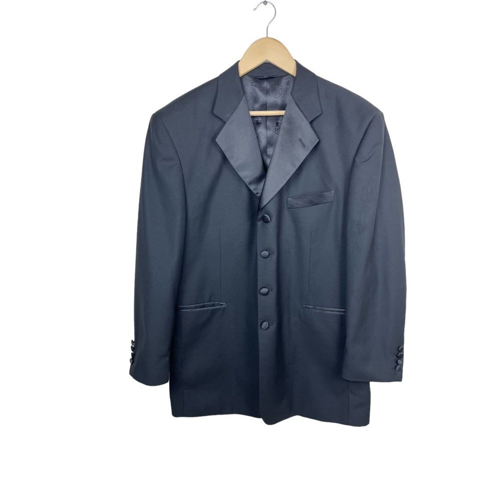 Phat Farm mens Tuxedo Blazer black size 40S